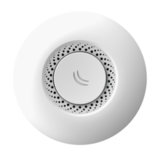 MikroTik cAP with AR9533 650MHz CPU, 64MB RAM, 1xLAN, built-in 2.4Ghz 802.11b/g/n Dual Chain wireless with 2dBi integrated antenna, RouterOS L4, plastic case, PoE, PSU