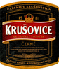 Пиво Krusovice Cerne этикетка