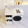 Am.Pm M85AWPL1001WG X-Joy.  Раковина над стиральной машиной. литьевой мрамор. левая. 100 см. белый глянец