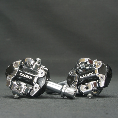 Контактные педали для велосипеда CLUXX Rally 100 черные