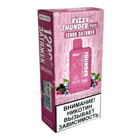 Картридж Fizzy Thunder Plus 12000 затяжек - Дикие Ягоды Мятный Лед