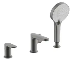 Смеситель для ванны на борт BELZ B66713-3 латунь, графит