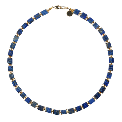 Колье "КУБ" лазурит