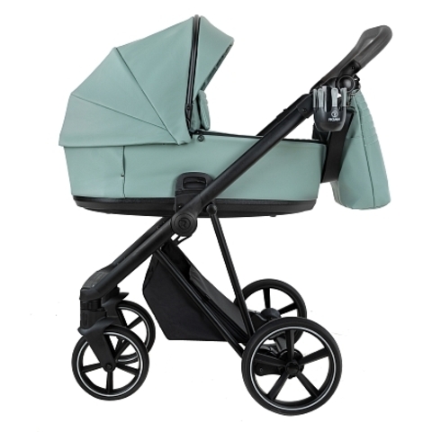 ROAN Коляска 2 в 1 Sol короб + прогулка leather/Misti Mint/Grey