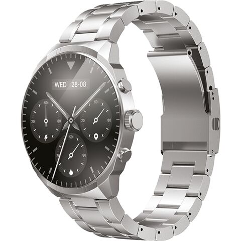 Умные часы TTEC Tempus Pro S 45mm Round Aluminium Case Smartwatch AMOLED, металлик