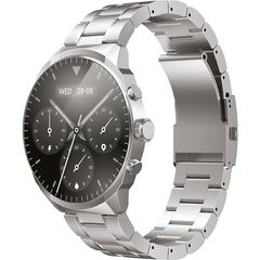 Умные часы TTEC Tempus Pro S 45mm Round Aluminium Case Smartwatch AMOLED, металлик