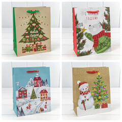 
          Пакет подарочный 18 х 23 х 10 см Набор 4 шт "Микс" (Микс)