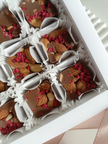 Конфеты ручной работы с орехами