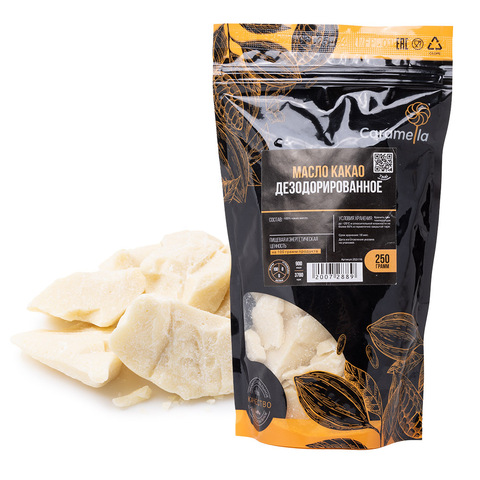 Масло какао кусочками дезодорированное 250 г