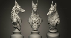 Силиконовый молд Шахматная фигура Египет № 3 Конь ( малая )