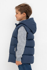 жилет  для мальчика  ВК 35018/5 ГР (98-128)