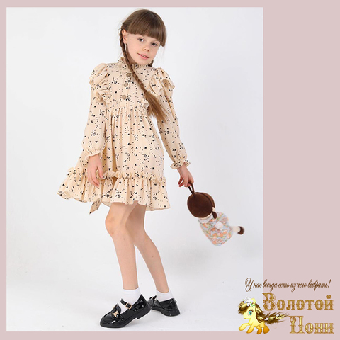 Платье девочке (3-8) 260216-FW614