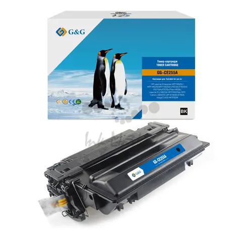 Картридж G&G 55A для HP LJ M525, P3015, M525, M521; Canon LBP-6750dn, 6780X, MF515DW (замена CE255A)
