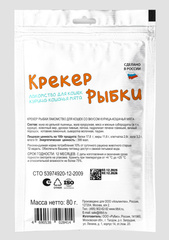 Titbit лакомство для для кошек крекер рыбки Курица-кошачья мята 80г