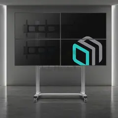 Мобильная стойка ONKRON FSPRO2L-22серебристая