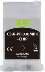 Картридж перезаправляемый струйный Cactus CS-R-PFI030MBK-CHIP черный матовый (55мл) для Canon imagePROGRAF TA-20/30/TM-240/340 — фото 2