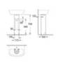 Пьедестал для раковины Grohe Bau 39425000
