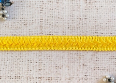 Тесьма декоративная Самоса с атласом, ш. 1,8 см, оранжевый