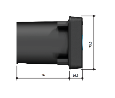 806SL-0120 SELR2NDG Проксимити-считыватель встраиваемый для карт стандарта Em-Marin (с протоколом Manchester)