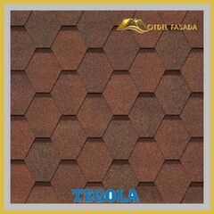 Гибкая черепица TEGOLA VENETO Nocciola 418 2.86м2