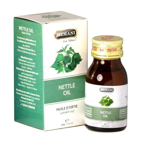 NETTLE OIL, Hemani (КРАПИВЫ масло, Хемани), 30 мл.