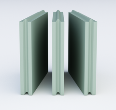 Гипсополимер Плита Пазогребневая Влагостойкая ПГП 667х500х100 мм полнотелая