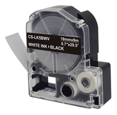 Картридж ленточный Cactus CS-LK5BWV черный для Epson LW400, LW700, LW600P, LW1000P, K400, Z700, Z900