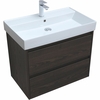 Aquanet 287895 Компл.2 - Тумба Nova Lite 75 2 ящ. цв. дуб черный (287895)