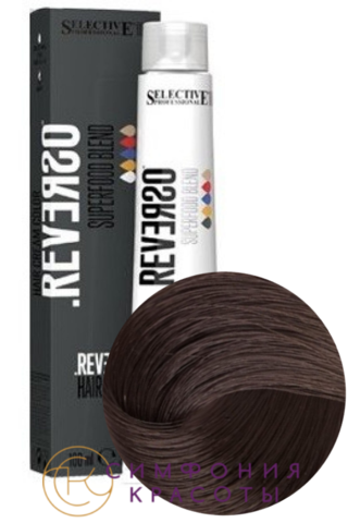 Крем-краска без аммиака Reverso Hair Color 4.0 Каштановый 