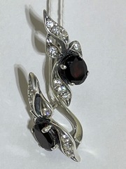 Кроше (серьги из серебра)