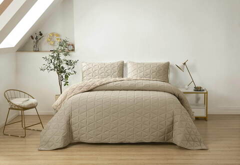 Плед 220х240 Sofi De MarkO Фабрис №7 бежевый