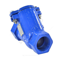 Клапан обратный чугун шаровой Ду 80 Ру16 Тмакс=80 оС ВР шар чугун+EPDM Benarmo