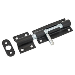 Засов дверной ЗД - 170 черный (Т-Д)