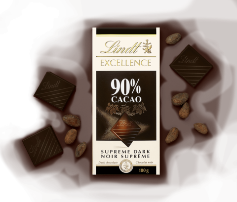 Şokolad \ Шоколад \ Chocolate Lindt Excellence Dark Supreme Noir 90% Cocoa, 100g