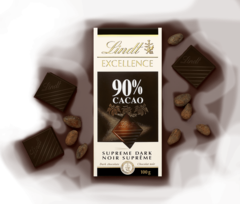 Şokolad \ Шоколад \ Chocolate Lindt Excellence Dark Supreme Noir 90% Cocoa, 100g