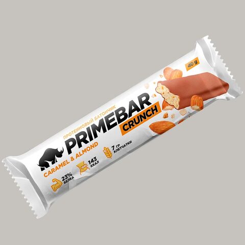 Протеиновый батончик Карамель-миндаль 'Primebar Crunch', 40г