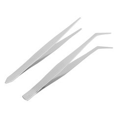 Набор пинцетов из нержавеющей стали, 2 шт, Sparta
