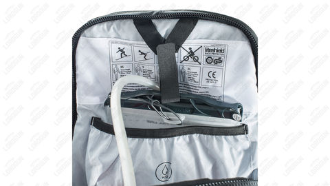Картинка рюкзак велосипедный Evoc Fr Trail Unlimited 20 Black White - 9