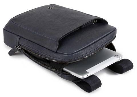 Сумка мужская Piquadro Black Square CA3084B3/BLU синий натур.кожа