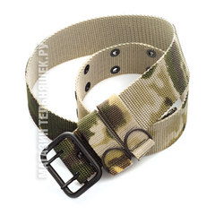 Купить камуфляжный ремень лесной - Магазин тельняшек.ру 8-800-700-93-18Ремень ВКПО стропяной Лесной со стальной пряжкой (12 отверстий) в Магазине тельняшек