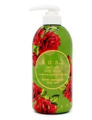 Лосьон для тела Jigott Rose Perfume Body Lotion парфюмированный с экстрактом розы 500 мл