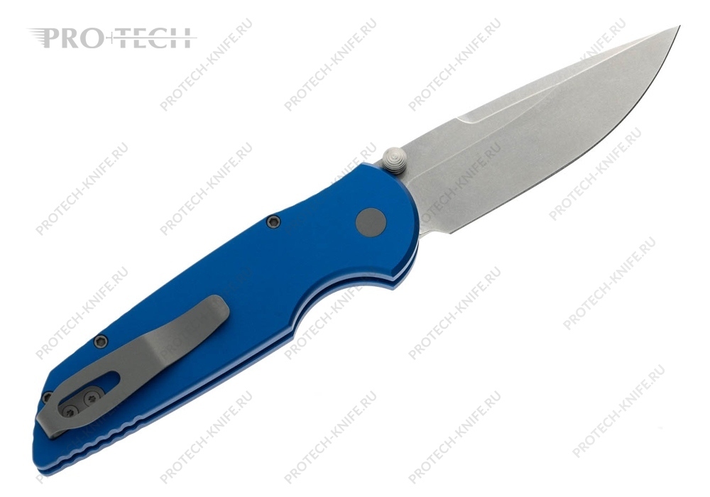 Нож Pro-Tech TR-3 Integrity Manual Blue INT101 - фотография 