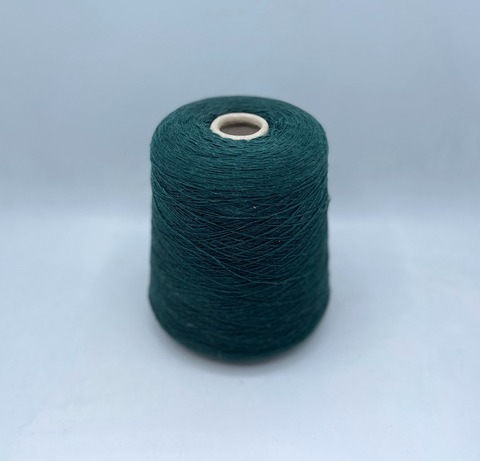 Бобинная пряжа (пр.Италия),1450м/100гр, 80%шерсть, 20%полиамид, цвет- Изумруд, арт.31543