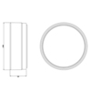 Gessi 38827#299 Gessi Emporio accessories Мыльница настольная, сатинированное стекло, цвет: Black XL
