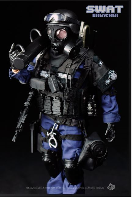 Фигурка Взломщик Обороны Команда Спецназ масштаб 1/6 SWAT Breacher