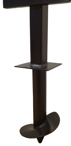 Столб 3,0 метра для забора комбинированный 57/60х60