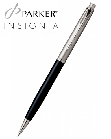 Карандаш механический Parker Insignia B147, Lacquer Black & St. Steel CT (S0704590)