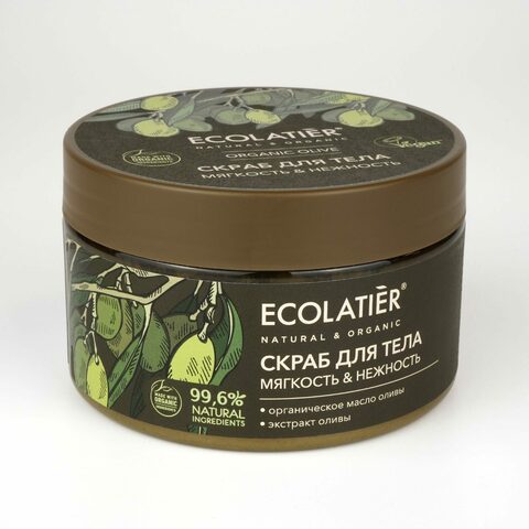 Ecolatier green ORGANIC OLIVE Скраб для тела Мягкость & Нежность, 300г