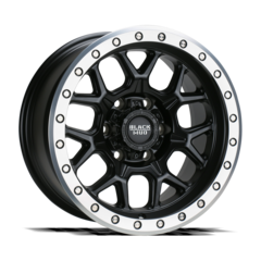 Диск колёсный литой BLACK MUD M510 R18 8,5 ET0 Matte Black / Machined Lip