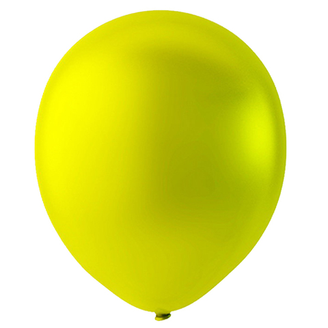 Шар Желтый Металлик, 30 см